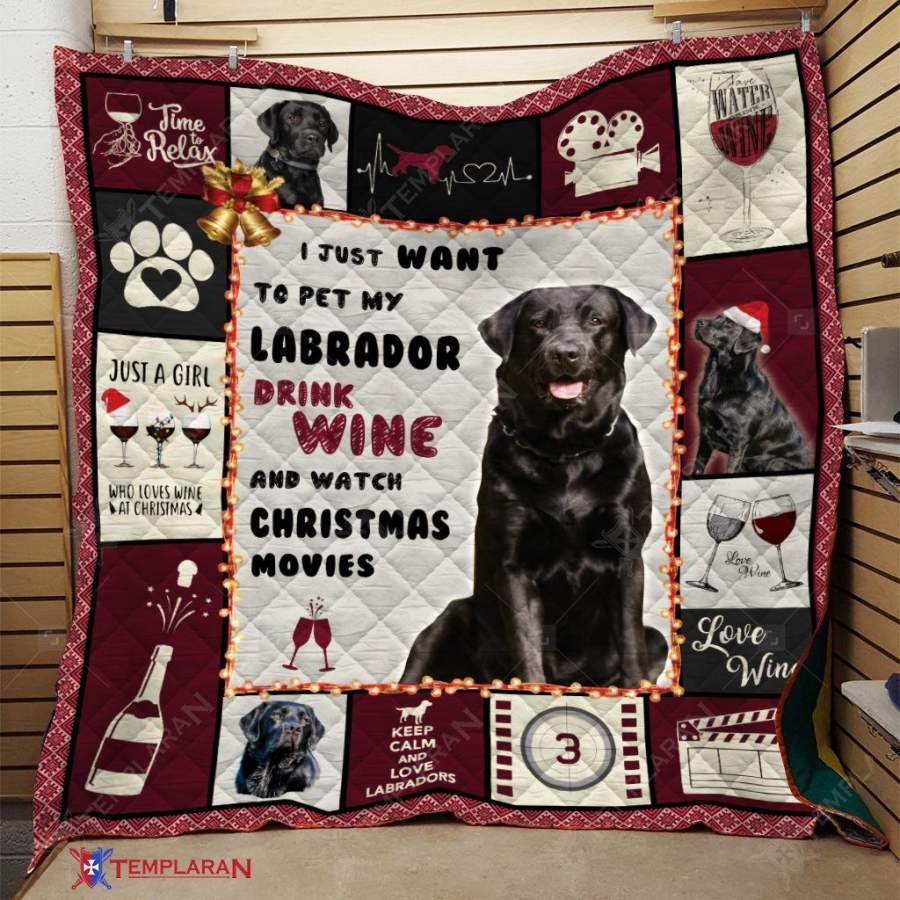 BLACK LABRADOR Blanket 3D Printing