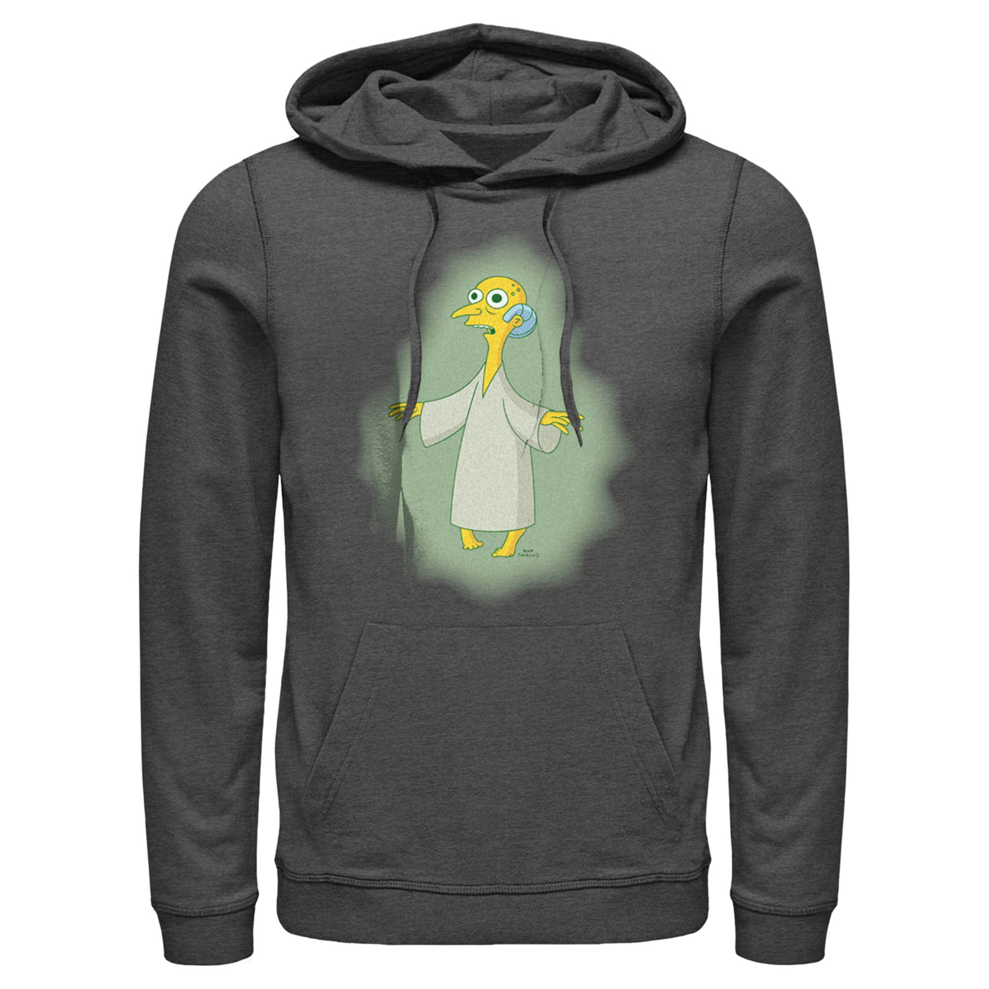 Men’S The Simpsons Mr. Burns Alien Pull Over Hoodie