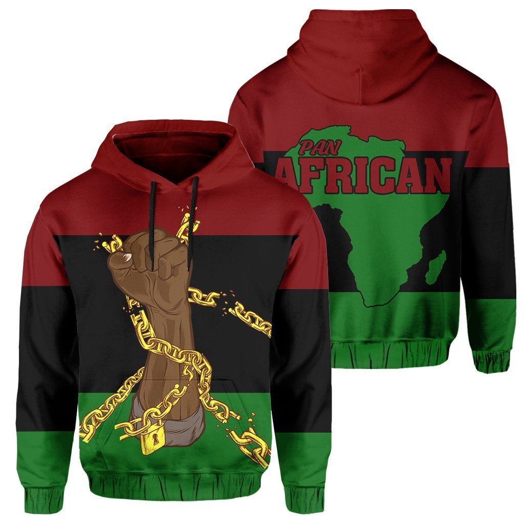 Greek Life Blm Hoodie – Pan African Flag And Black Power Pullover