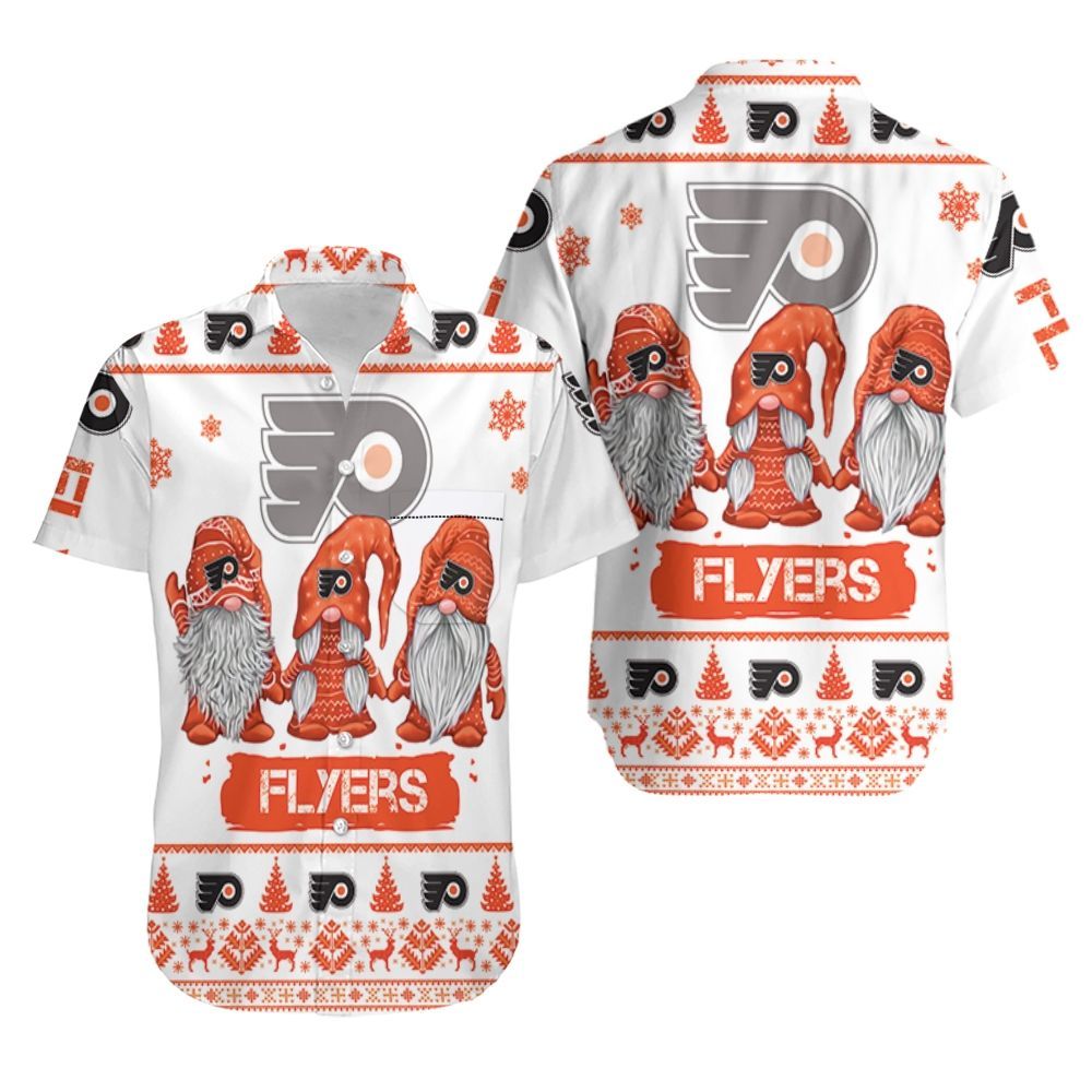 Christmas Gnomes Philadelphia Flyers Ugly Sweatshirt Hawaii Shirt Ha43149