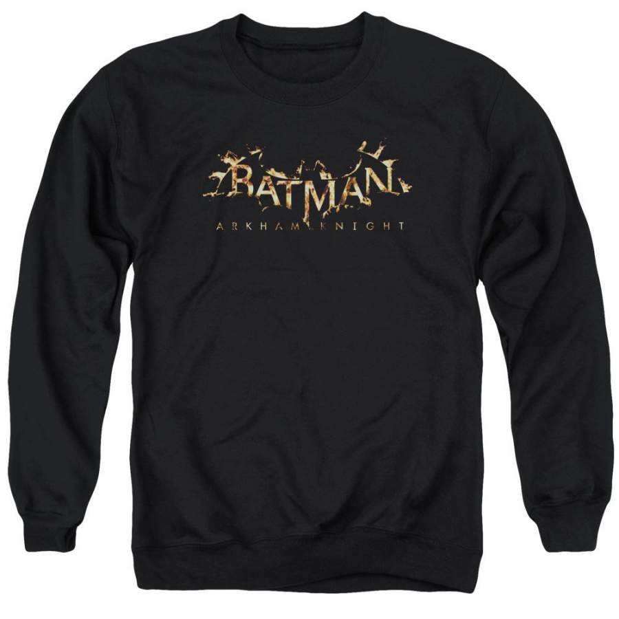 Batman Arkham Knight – Ak Flame Logo Adult Crewneck Sweatshirt