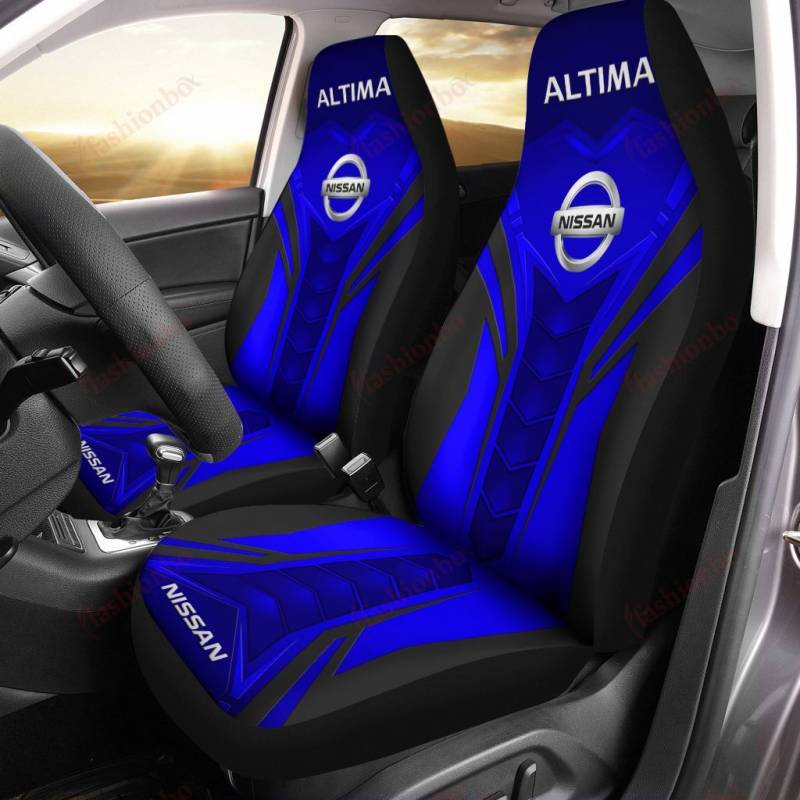 Nissan Altima DVT Car Seat Cover (Set of 2) Ver 1 (Blue