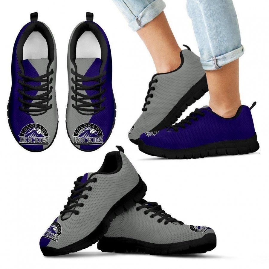 Two Colors Trending Lovely Colorado Rockies Sneakers #181