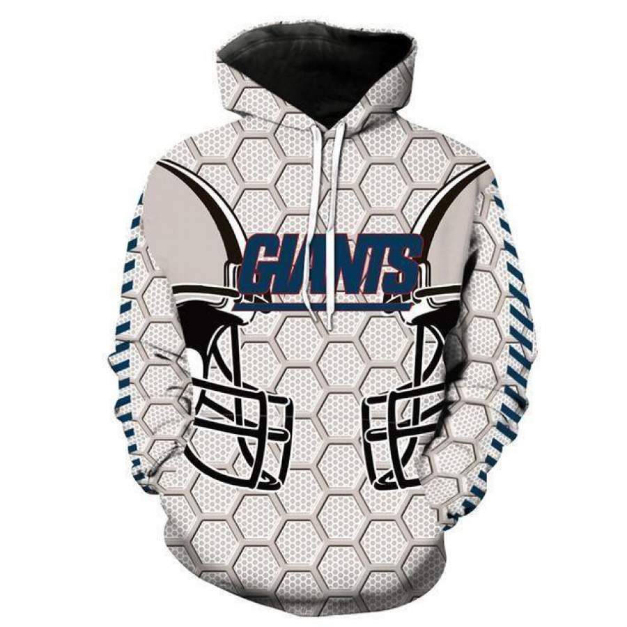 New York Giants Hoodie 3D Style487 All Over Printed