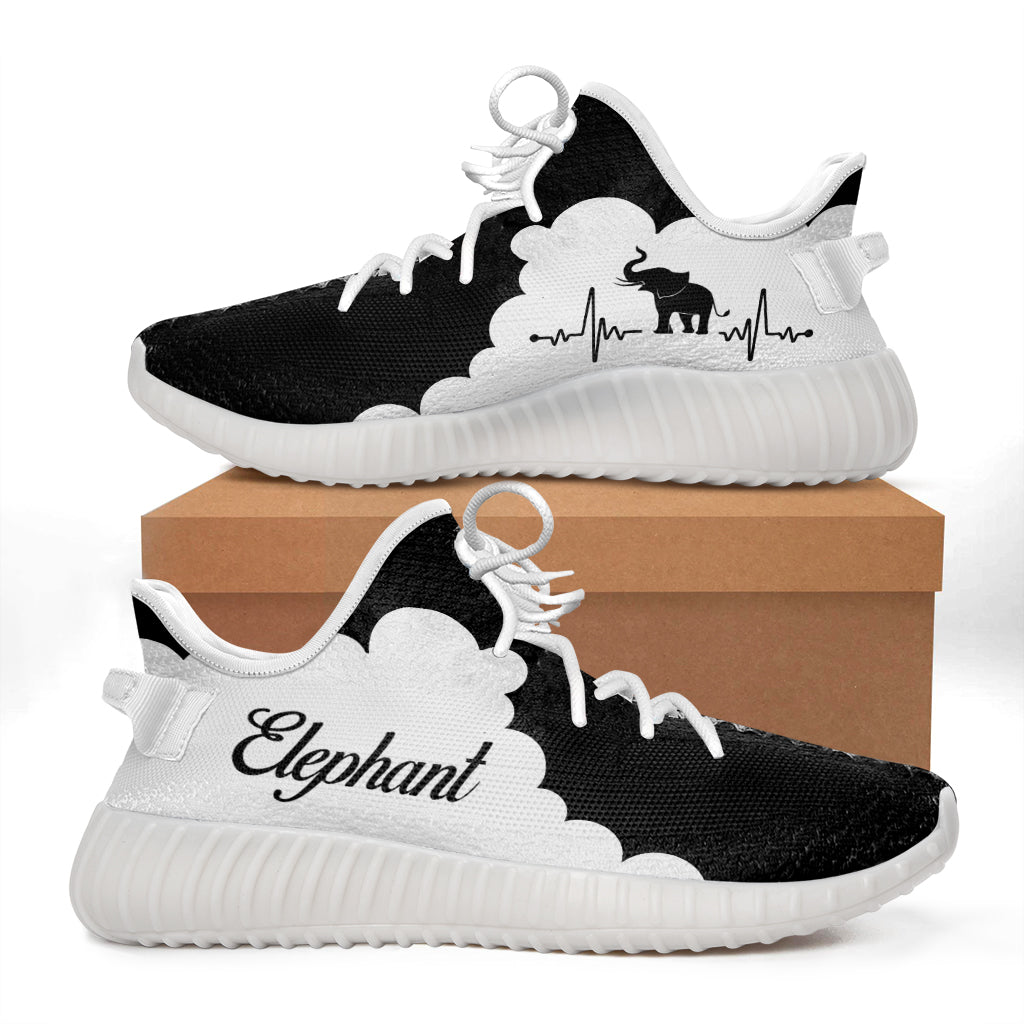 Likehiki Shoes For Men And Women Elephant Cloudy Coconut Shoes Multiple Size White Color Lightweight Sneaker