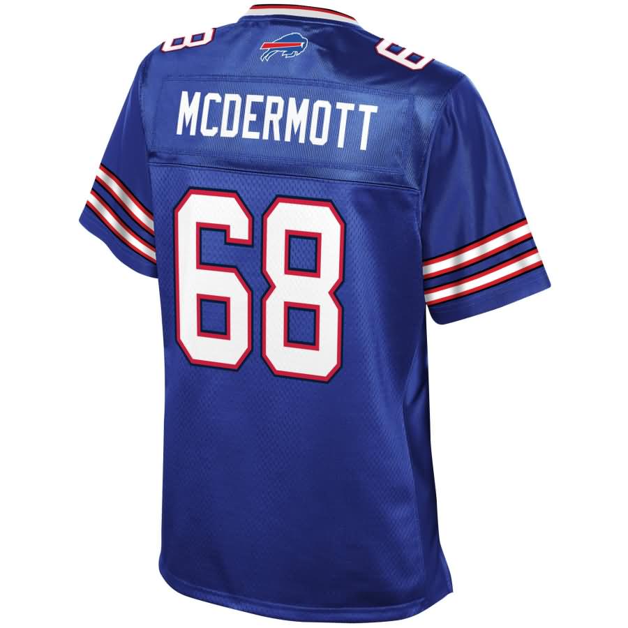 Conor Mcdermott Buffalo Bills NFL Pro Line Womens Team Color Player Jersey – Royal