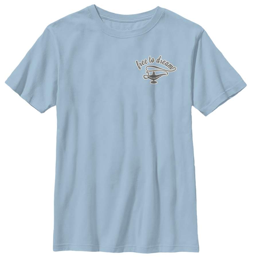 Aladdin Boy’s Free to Dream Badge  T Shirt