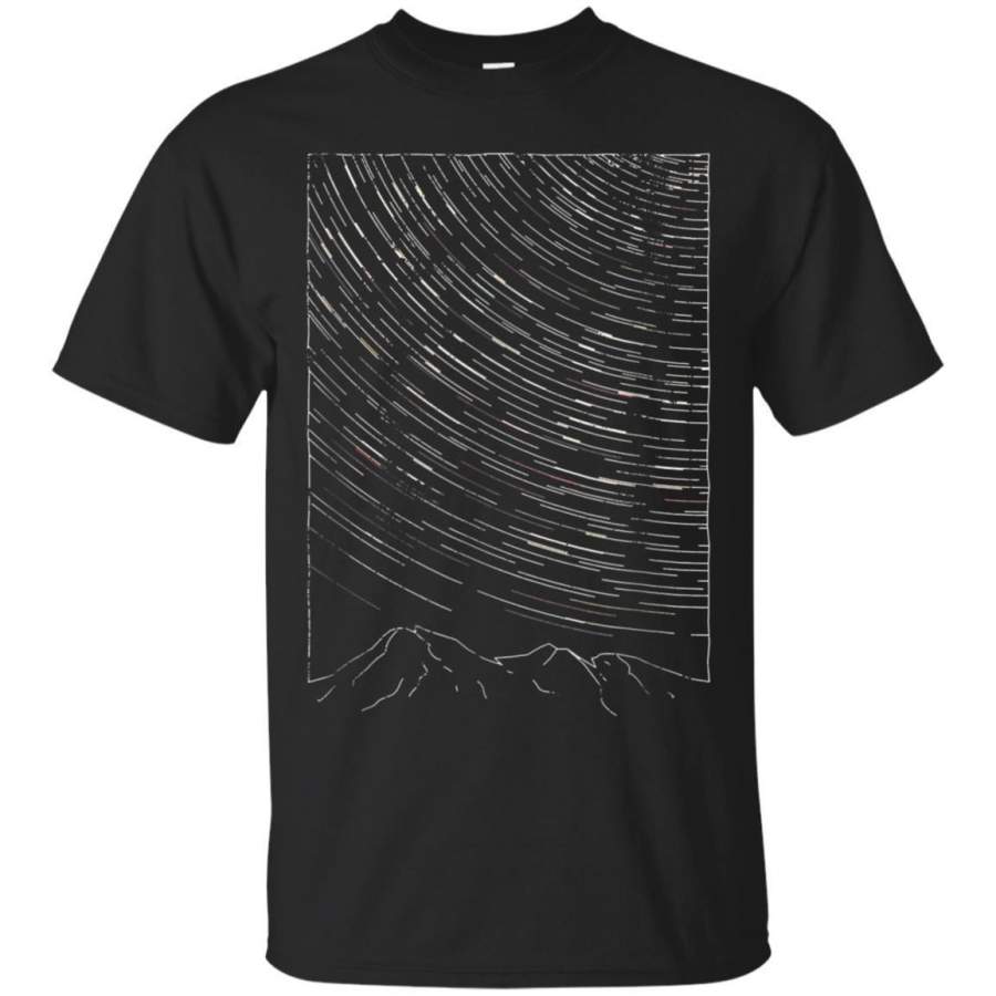 AGR Minimal Mountains Sun Shirt Geometry Outdoor Hiking Tshirt Jaq T-shirt