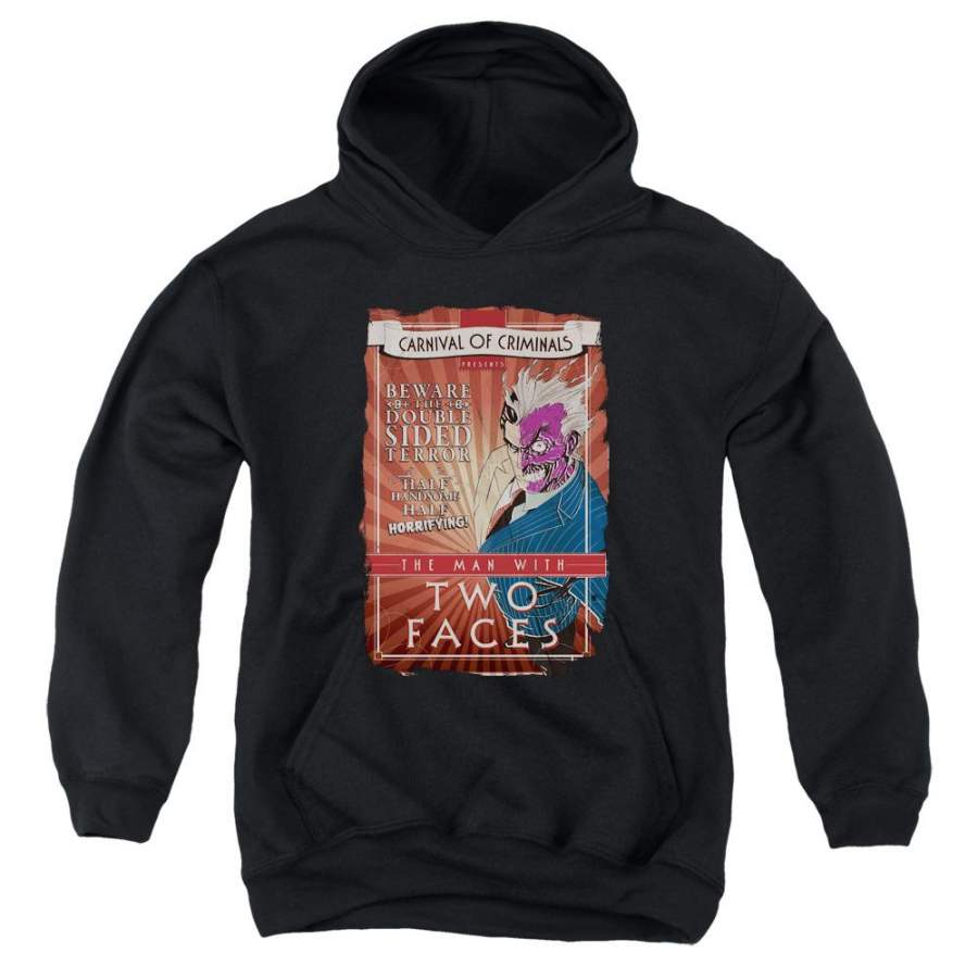 Batman – Two Faces Youth Pull Over Hoodie