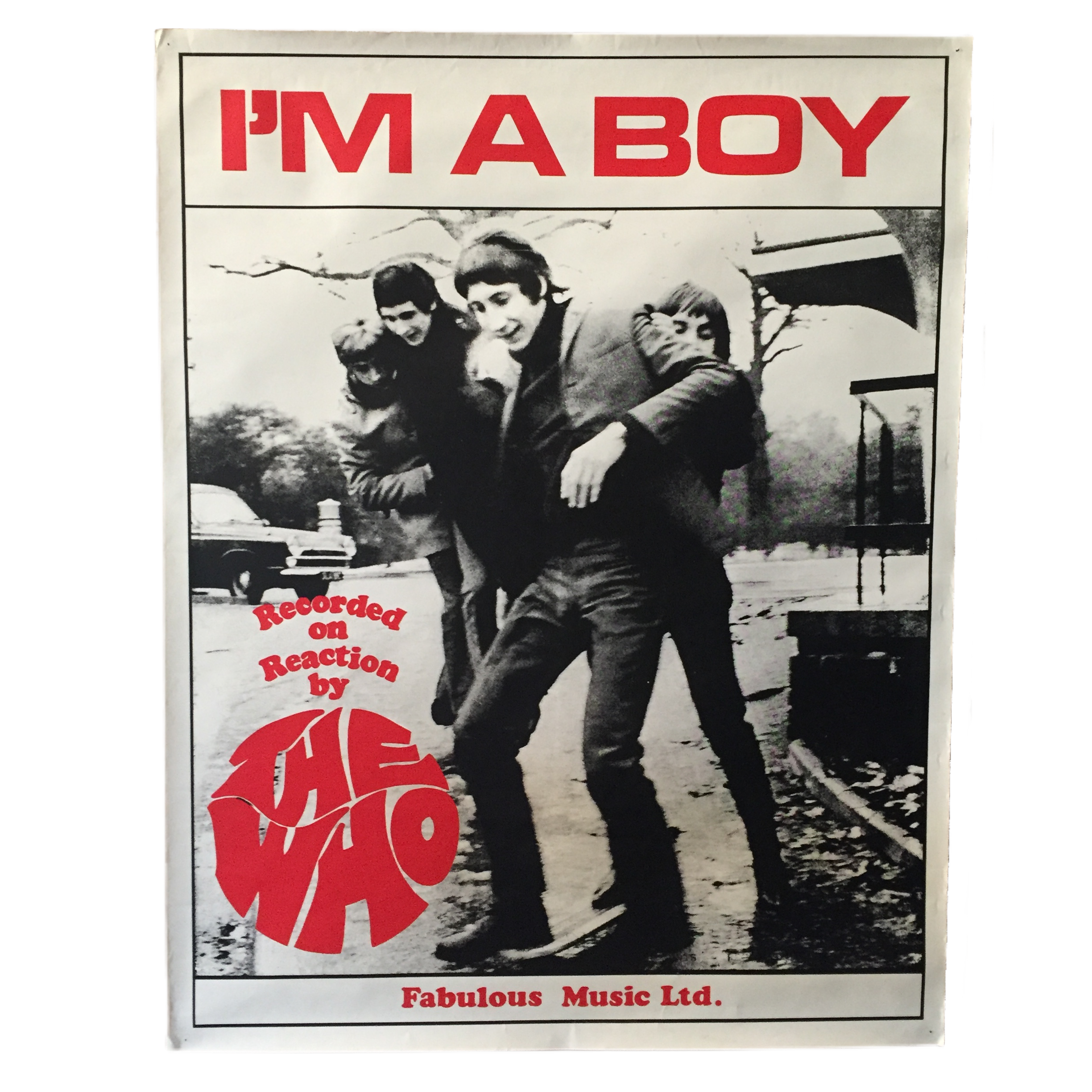 Vintage The Who “I’m a Boy” Poster