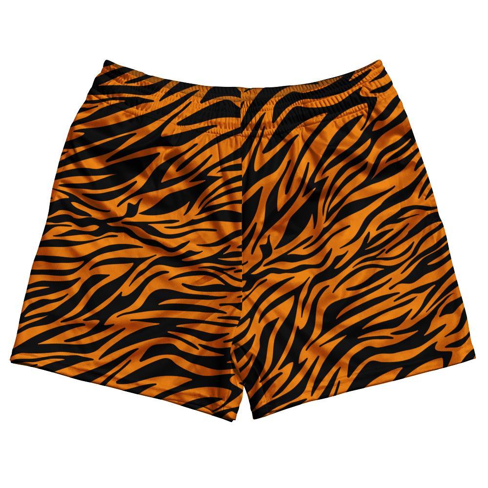 Exotic Tiger King Pattern Rugby Shorts Made In USA