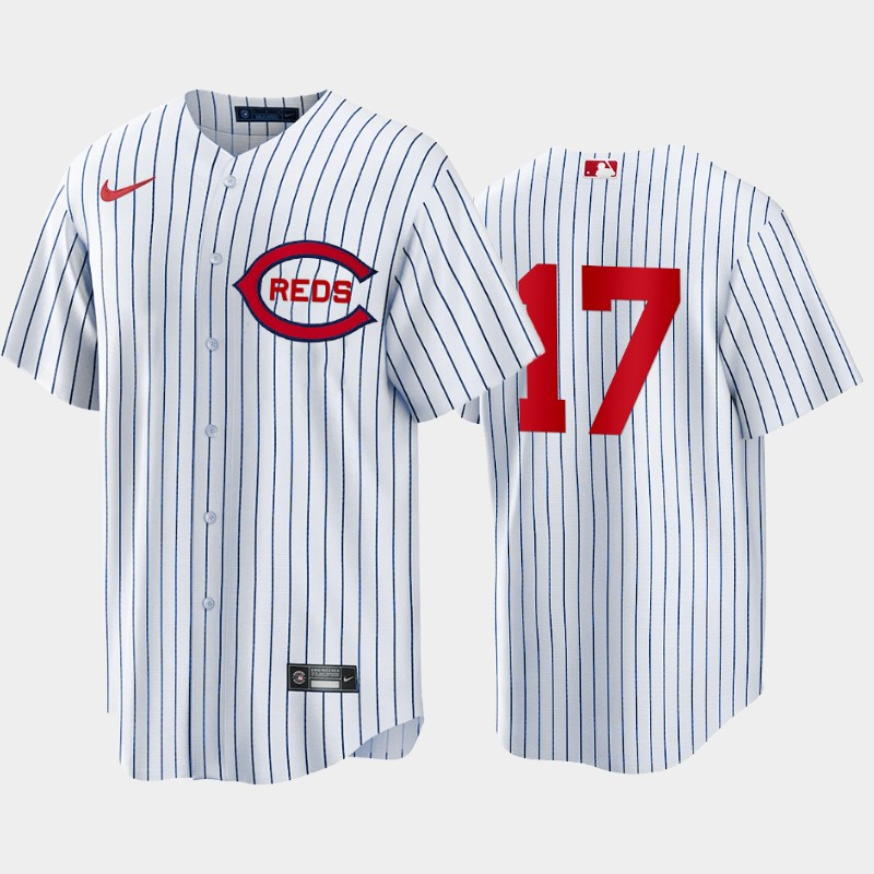 Cincinnati Reds 17 Kyle Farmer White 2022-23 Field of Dreams Jersey Men’s