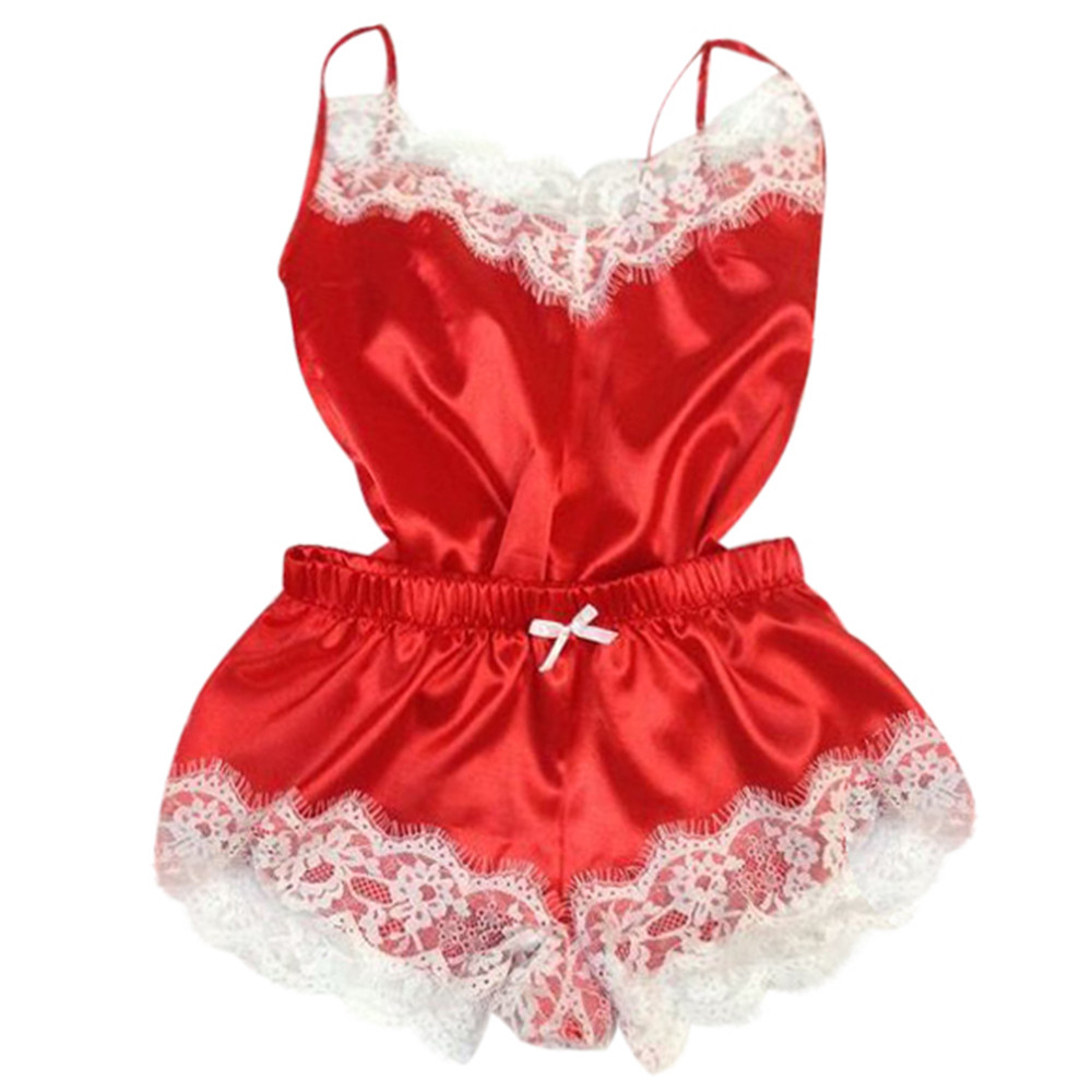 Women Erotic Lingerie Sexy Front Closure Babydoll Night Dress Sexy Transparent Lace Underwear Floral Sleepwear Sex Woman Nightie alx