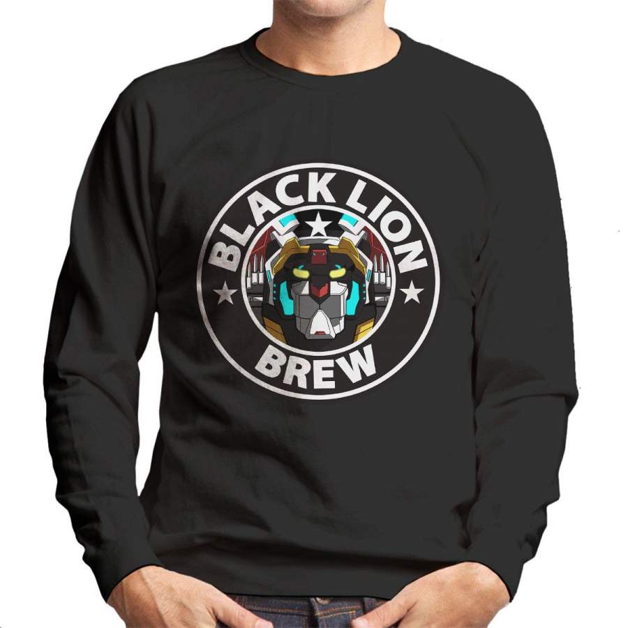 Voltron Black Lion Brew Coffee Men’s Sweatshirt