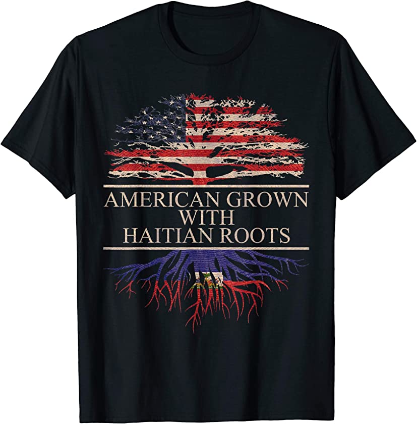 American Grown with Haitian Roots Shirt Vintage