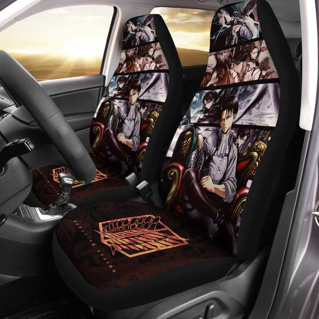 Captain Levi Attack on Titan Custom Car Seat Covers