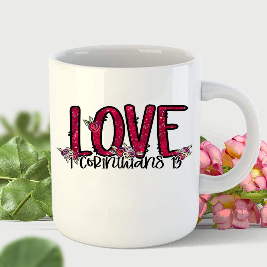 Love 1 Corinthians 13 Valentines Day Shirt, Valentine’s Day Shirt, Valentines day Floral Shirt Watercolor flowers