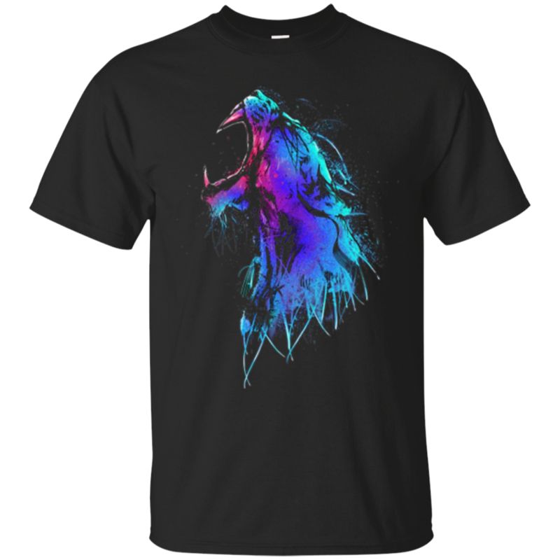 “Furious Sabertooth Tiger” Cool Abstract Graphic T-Shirt