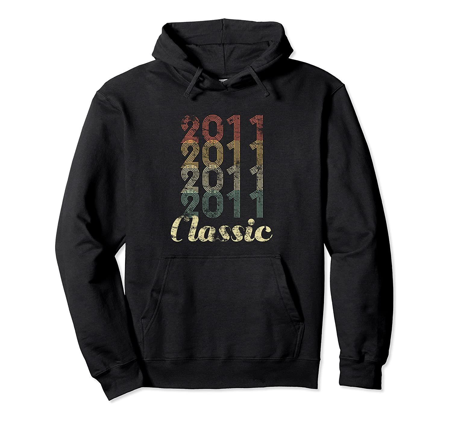 9th Birthday Vintage Gift For Boys & Girls Born 2011 Pullover Hoodie T-Shirt, Sweatshirt, Tank Top