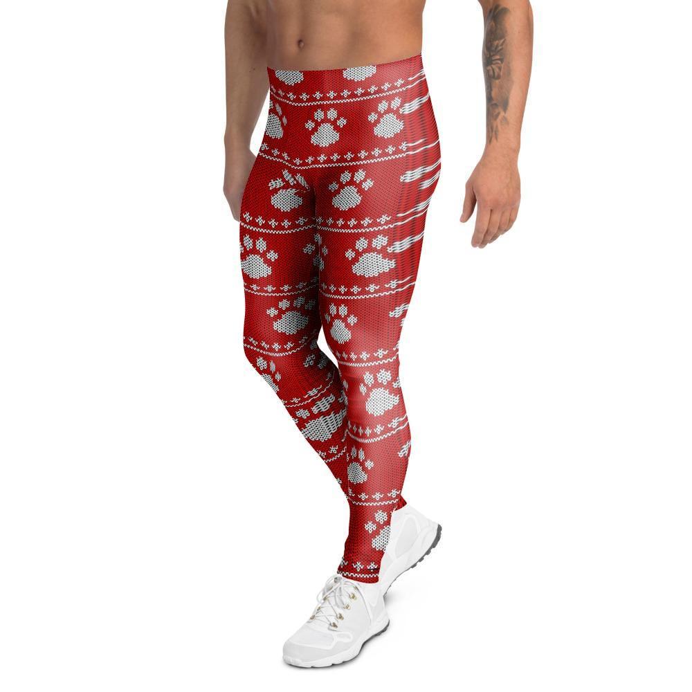 Ugly Christmas Paw Men’S Leggings