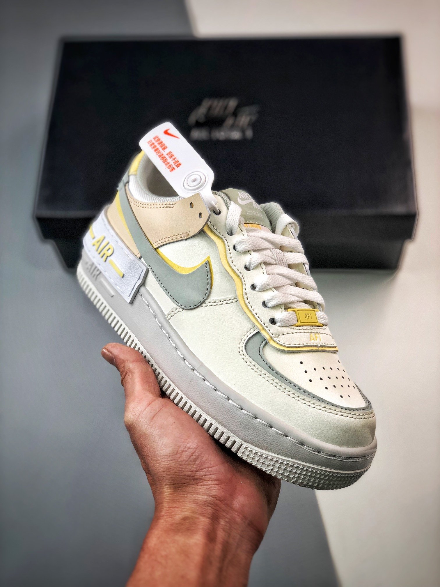 Nike Air Force 1 Shadow SailLight Silver-Citron Tint DR7883-101 5340022