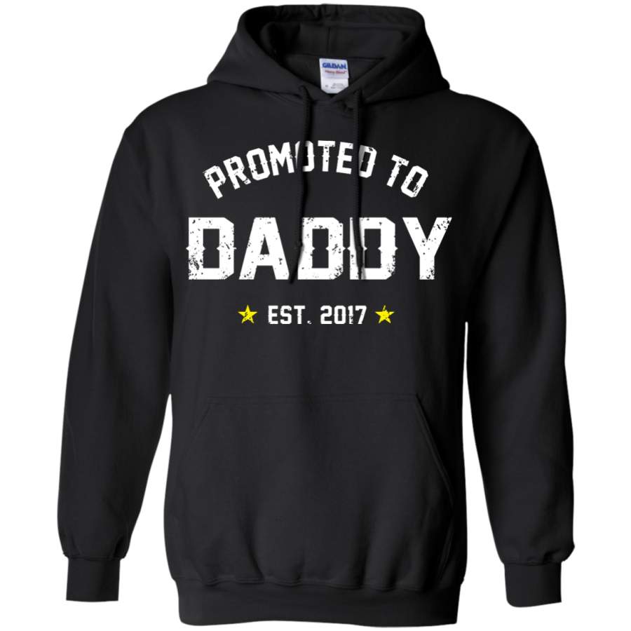 Men’s Promoted To Daddy – Gift For New Dad Est 2017 Hoodie – TEEEVER