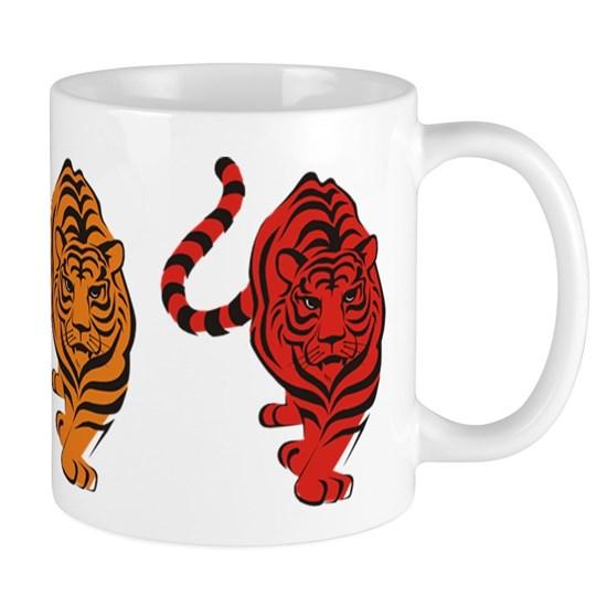 Tiger Trio Icon Mug