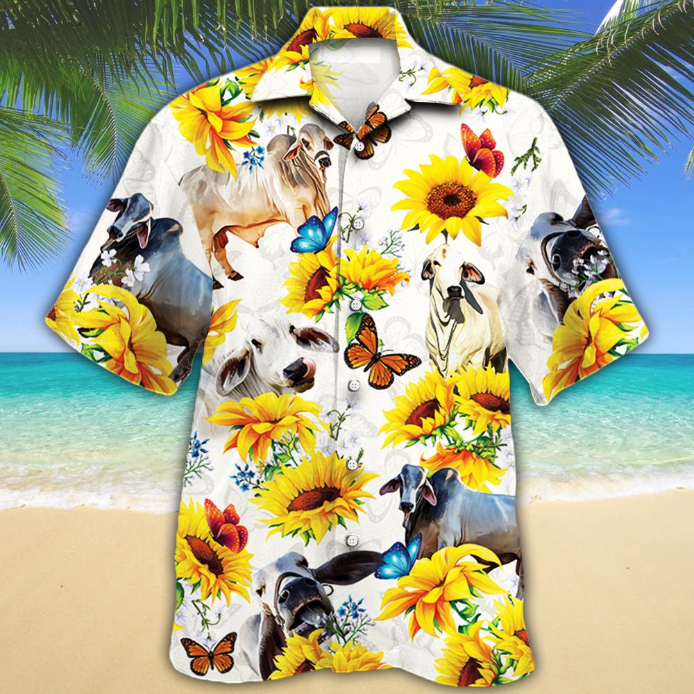 Brahman Cattle Lovers Hawaii Shirt 632555 Ha98295