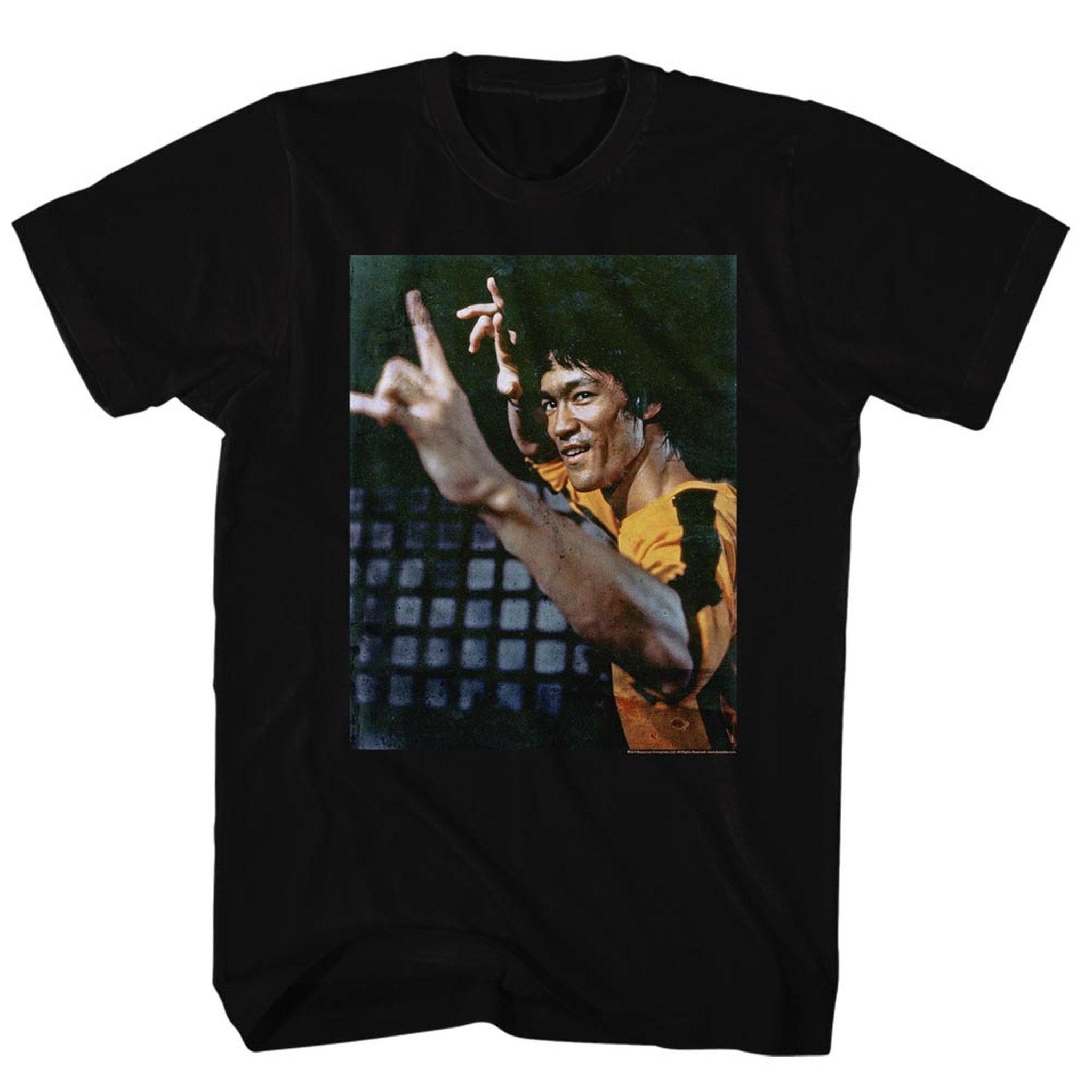 Bruce Lee Yeeeaaahh Black Adult T-Shirt