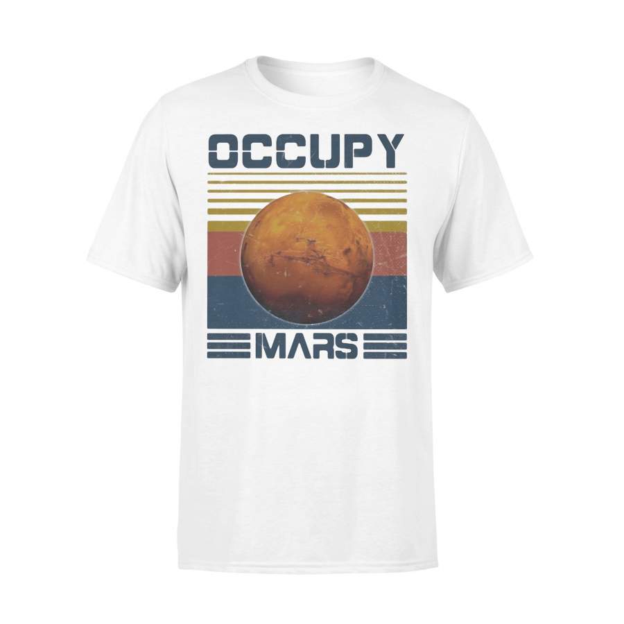 Astronauts Occupy Mars In Space Vintage T-shirt