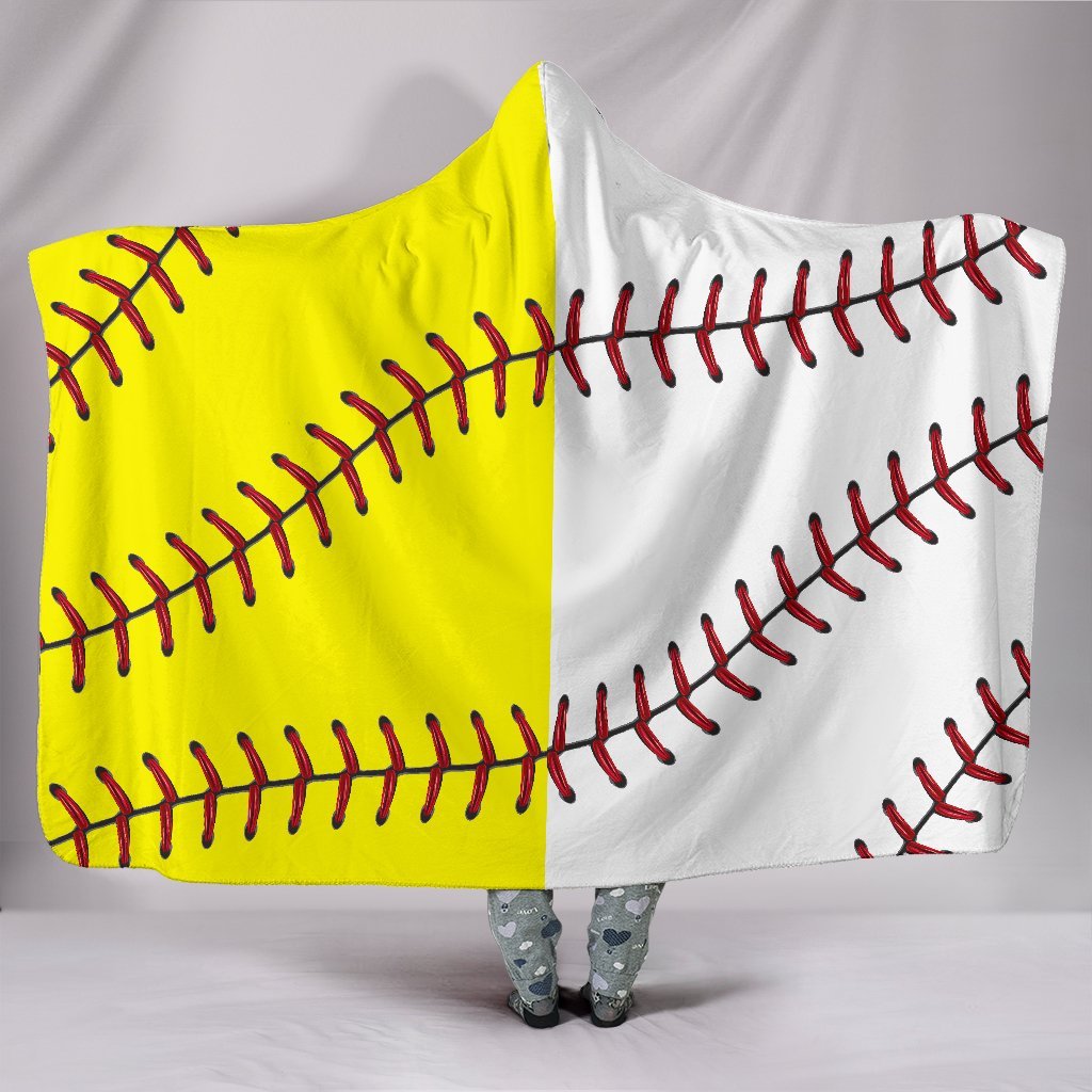 Softball/Baseball Hoodie Blanket Th72