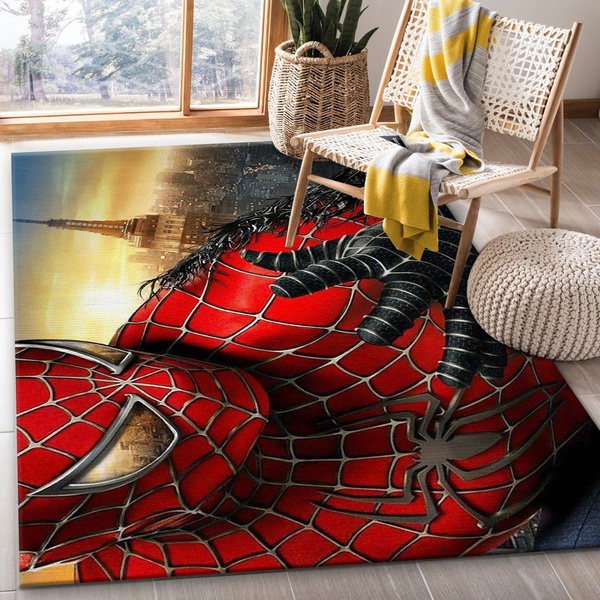 Spiderman Rug Bedroom Rug Home Decor Floor Decor