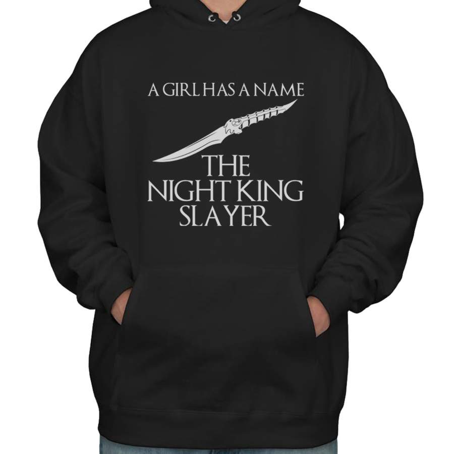 A Girls Has A Name The Night King Slayer Unisex Pullover Hoodie