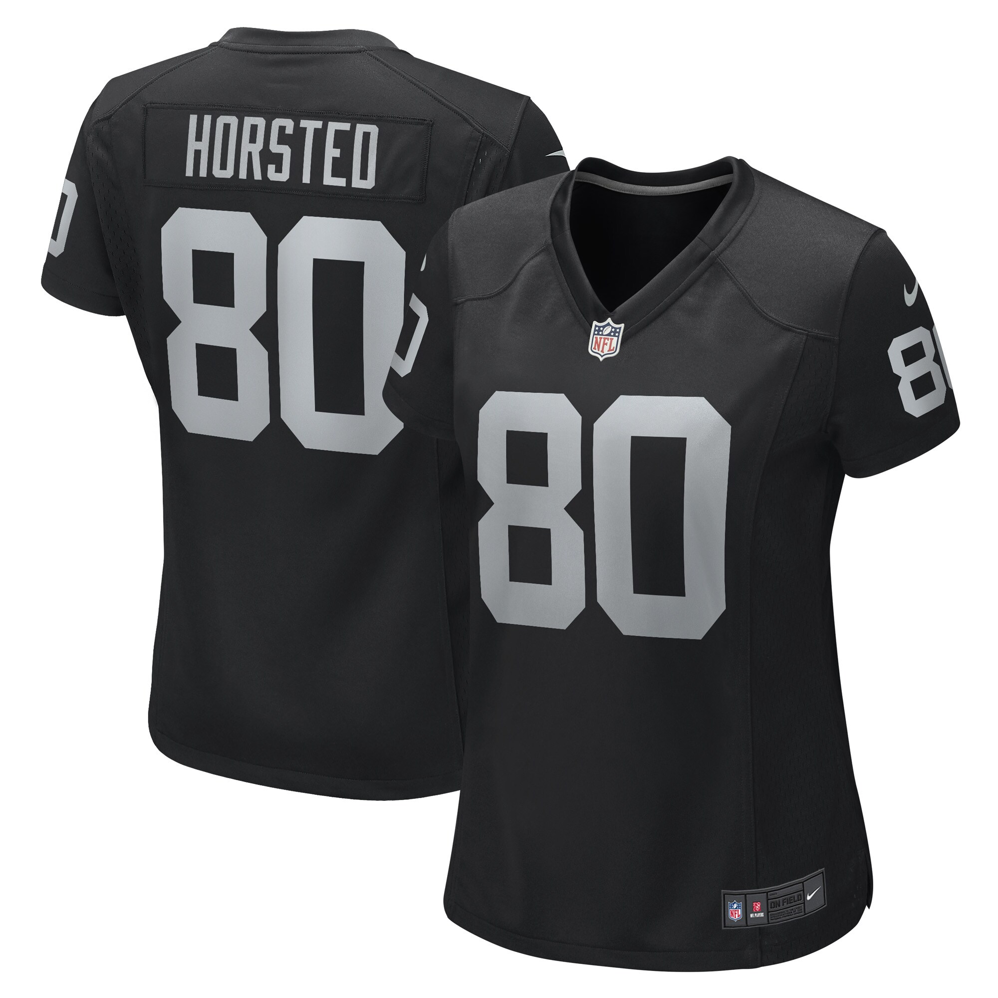 Women’s Las Vegas Raiders Jesper Horsted Black Game Player Jersey