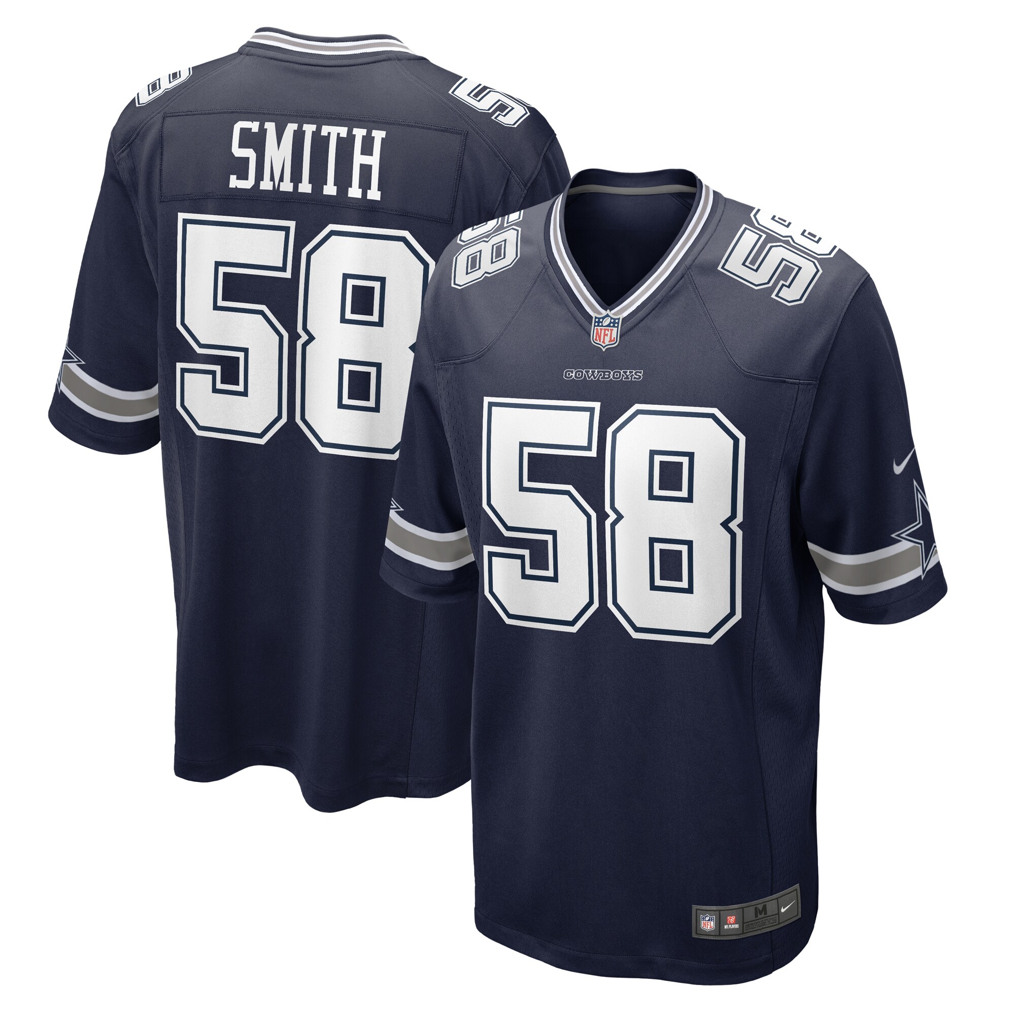 Mazi Smith Dallas Cowboys 2023 NFL Draft First Round Pick Game Jersey – Navy