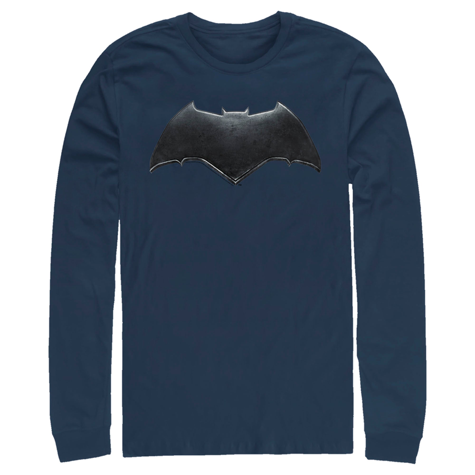 Zack Snyder Justice League Men’S Batman Logo  Long Sleeve Shirt