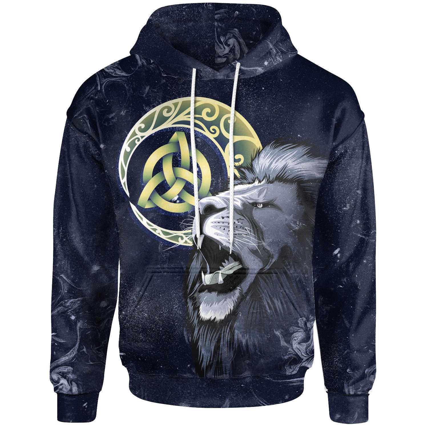 Scottish Lion Celtic Moon Irish St Patrick’s Day 3D All Over Print | Hoodie | Unisex | Full Size | Adult | Colorful | HT3293