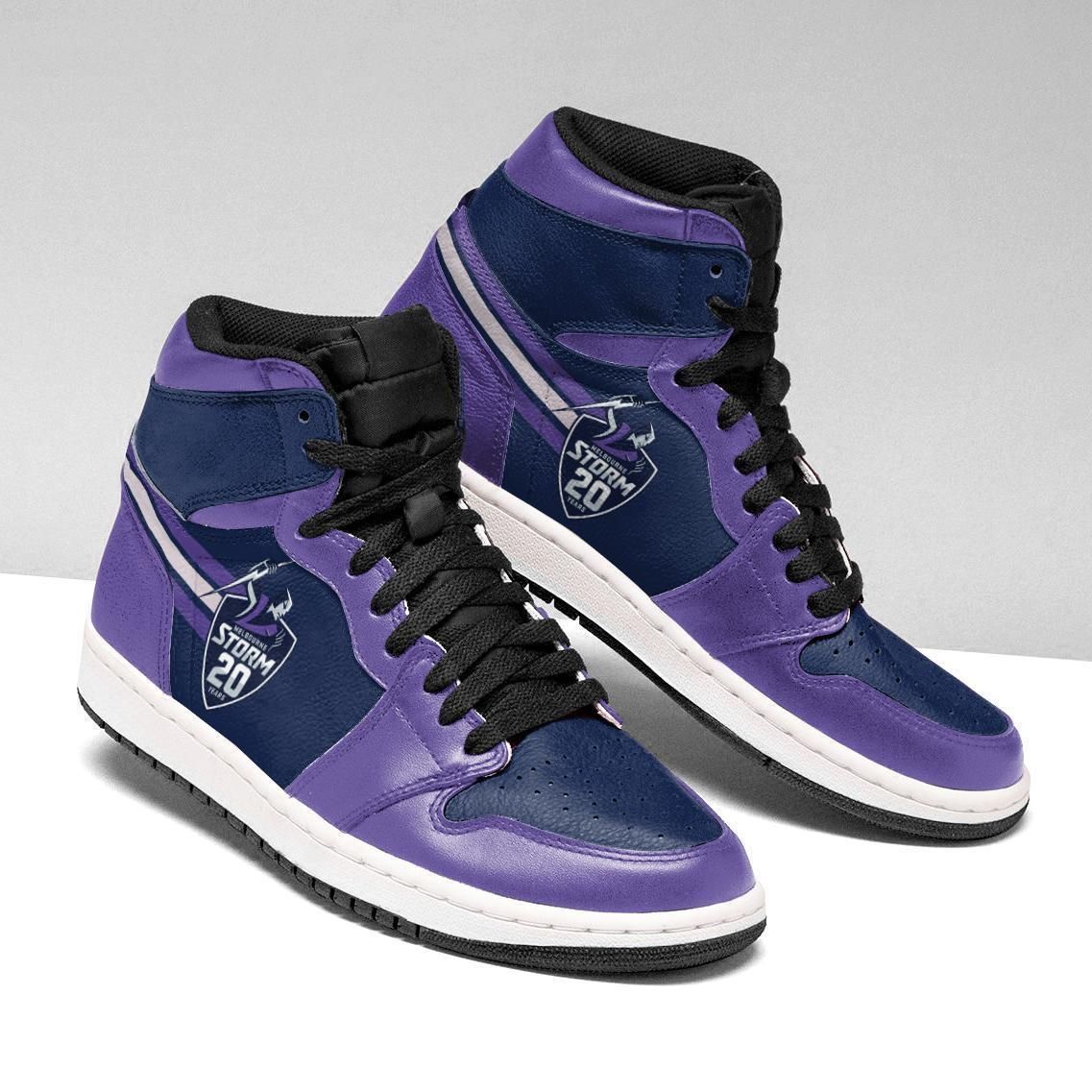 Melbourne Storm Nrl Air Jordan Sneakersneakers Shoes Sport Air Jordan High Sneakers Sport Sneakers