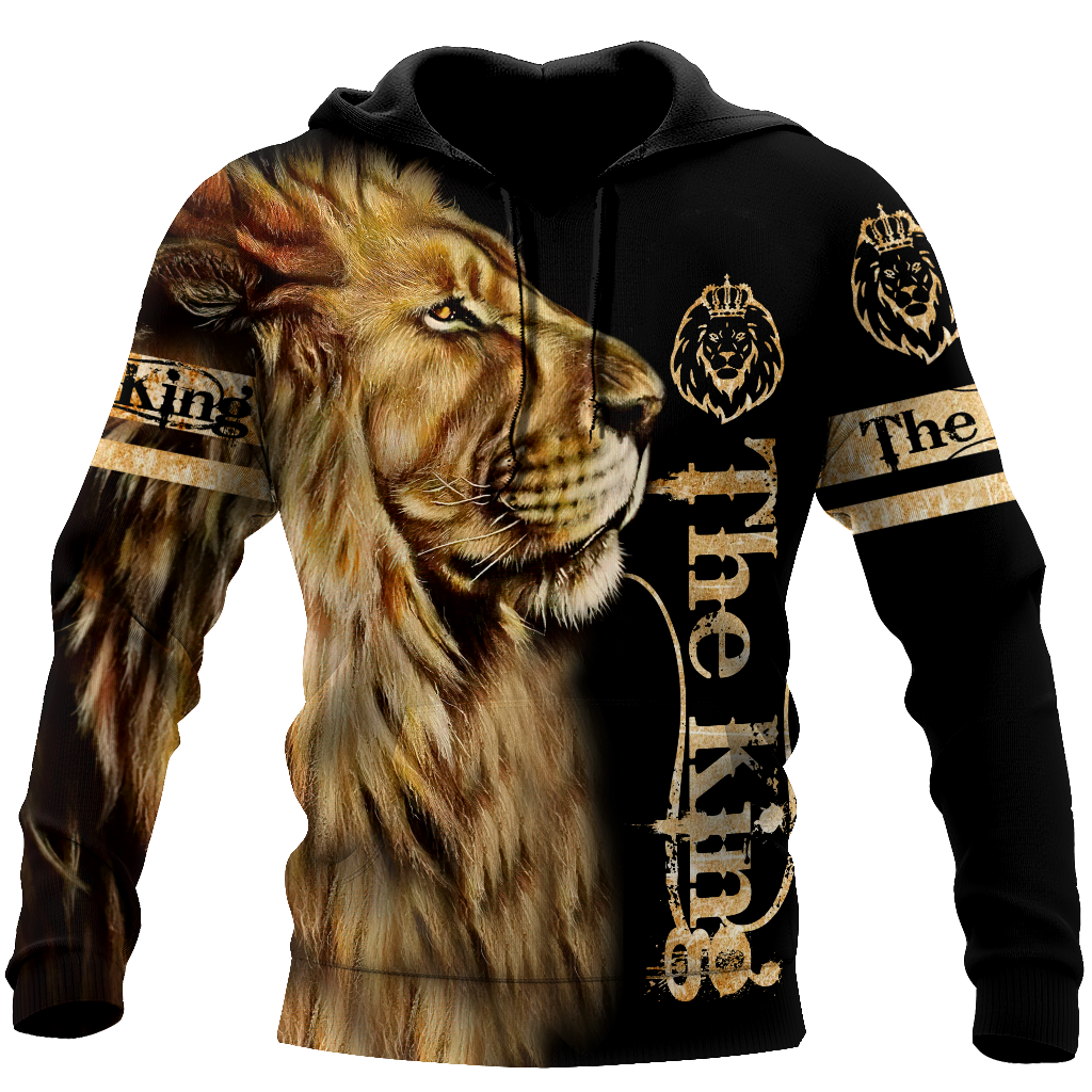 King Lion Over Printed Hoodie TP