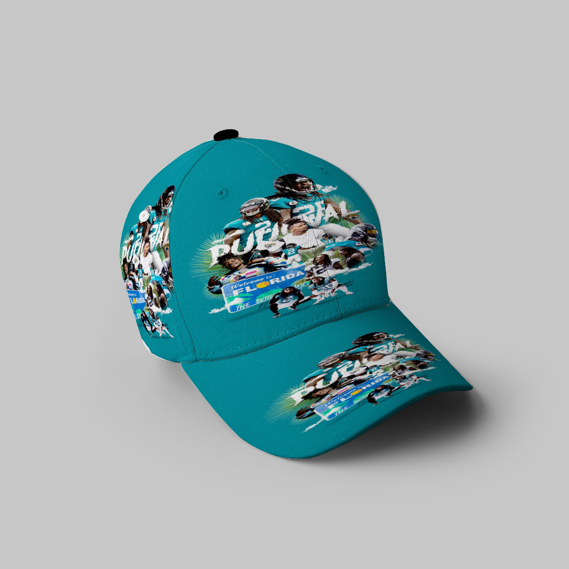 Jacksonville Jaguars Team Friend 3D Printing Baseball Cap Classic Hat