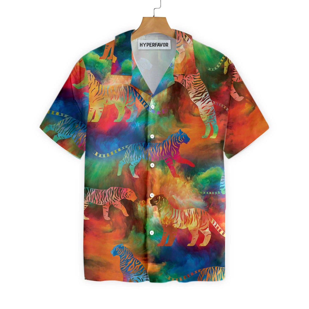 Vortex Paradise Tiger Hawaiian Shirt