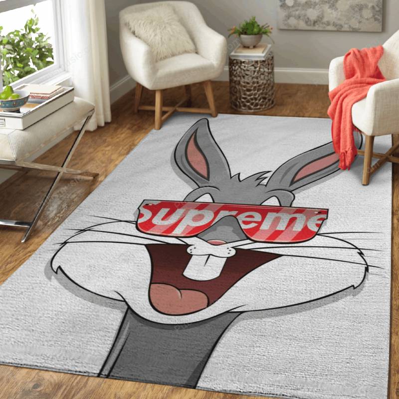 Dapper Bunny – Pop Art Area Rug Carpet