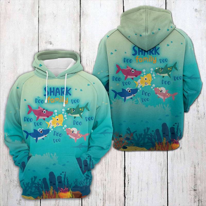 Amazing Shark HT07807 – All Over Print Unisex Hoodie