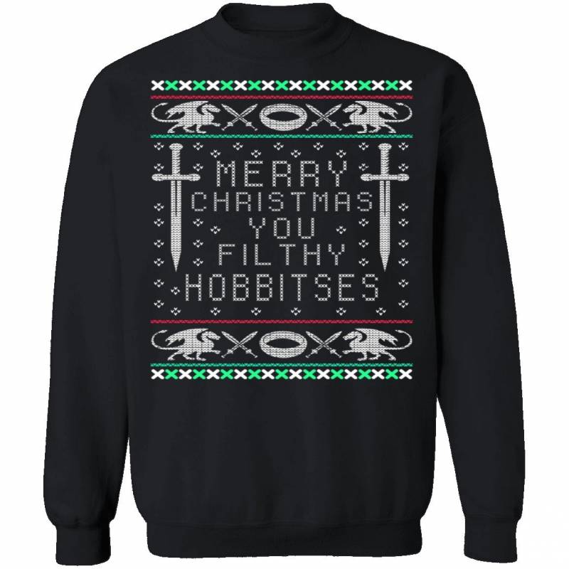 Lord Of The Rings Ugly Christmas Sweater T-Shirt