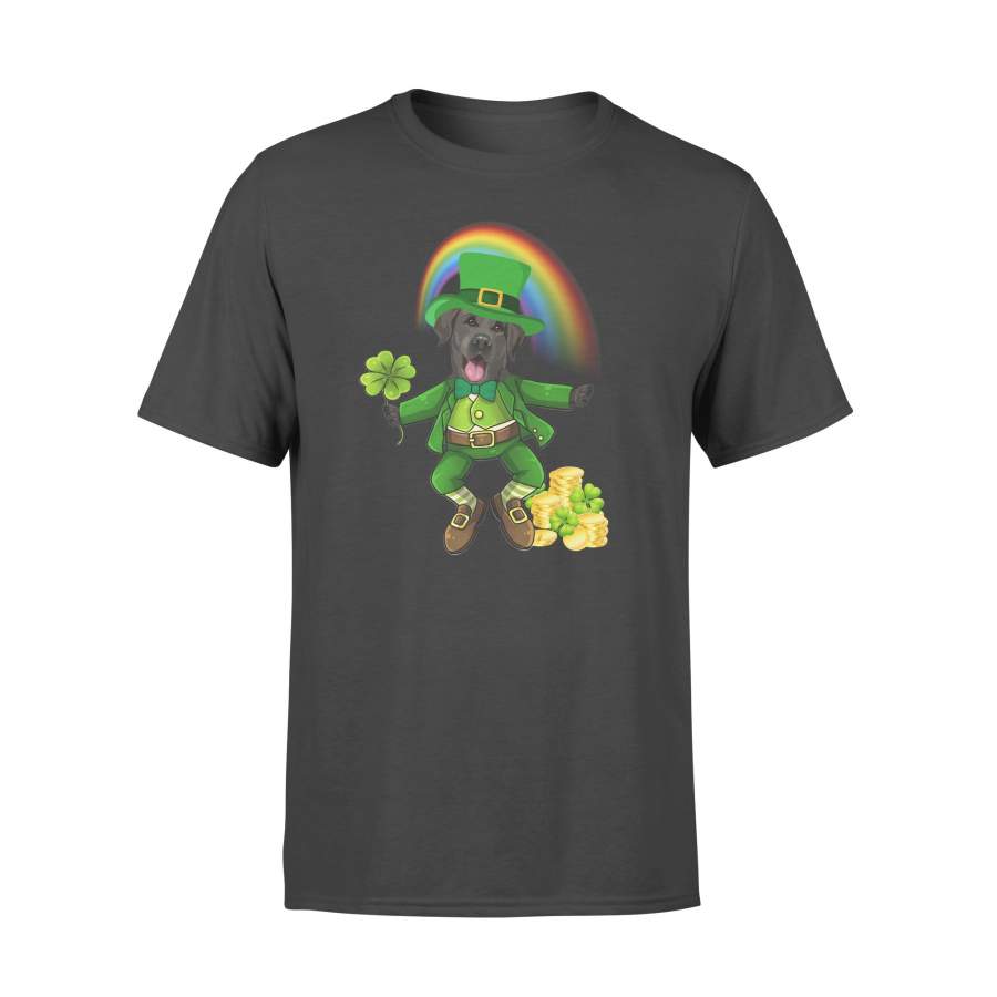Leprechaun Black Labrador Retriever Dog Lover St Patrick’s Day Gifts T-shirt