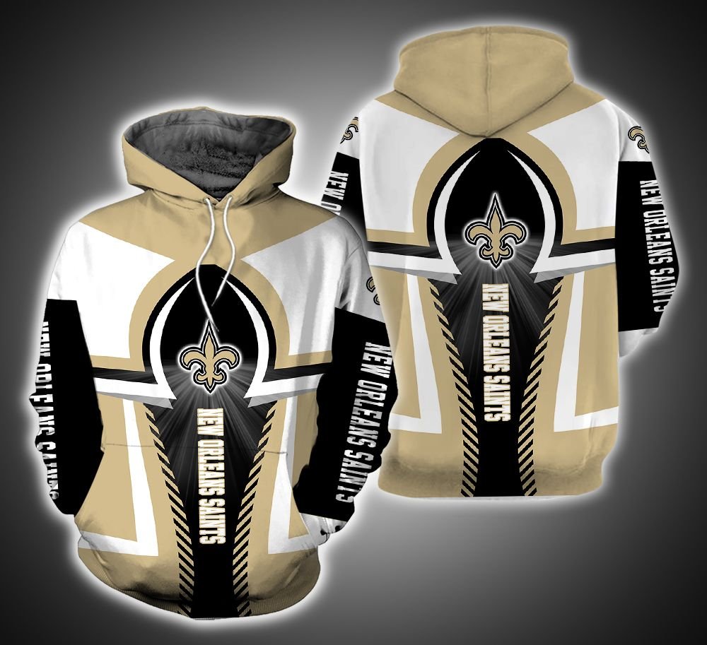 New Orleans Saints Ver.12 3D Print Hoodie