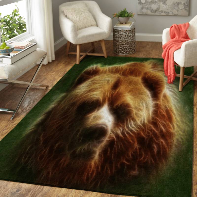 Spirit of Bear. In shamanism one of the guiding spirits …  – Animals Area Rug Carpet