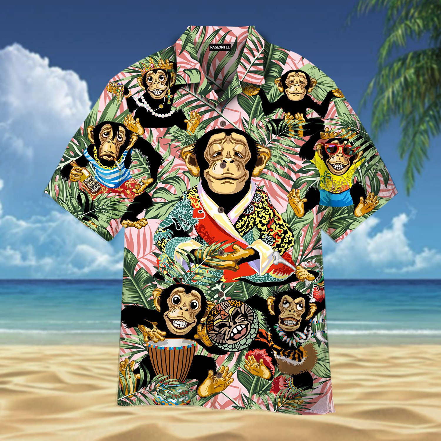 Smile Like A Monkey Hawaii Shirt For Men Women Adult Ha2447