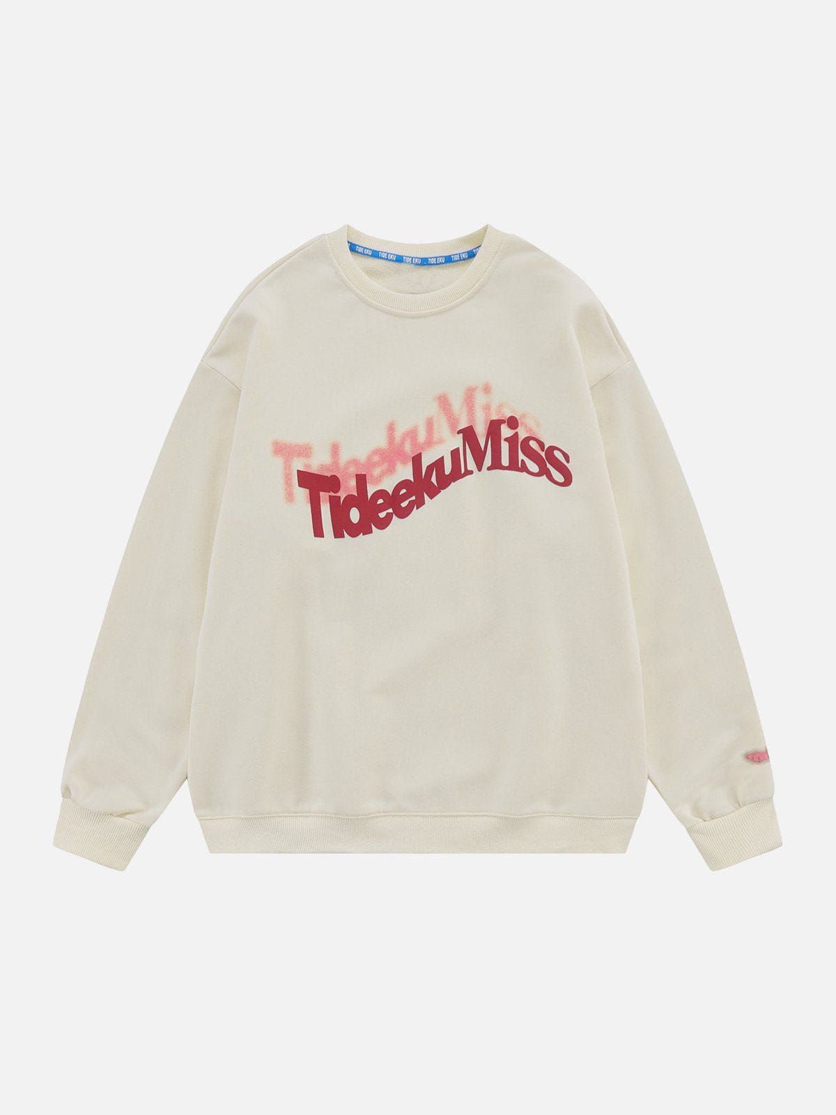 Talishko™ – Blurred Letters Print Sweatshirt