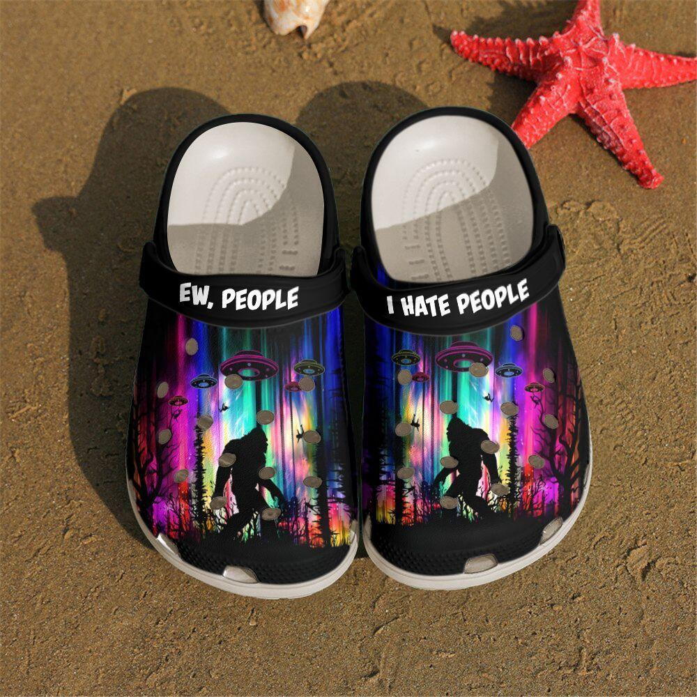 Camping Personalized Clog, Custom Name, Text Ew People, Fashion Style For Women, Men, Kid, Print 3D